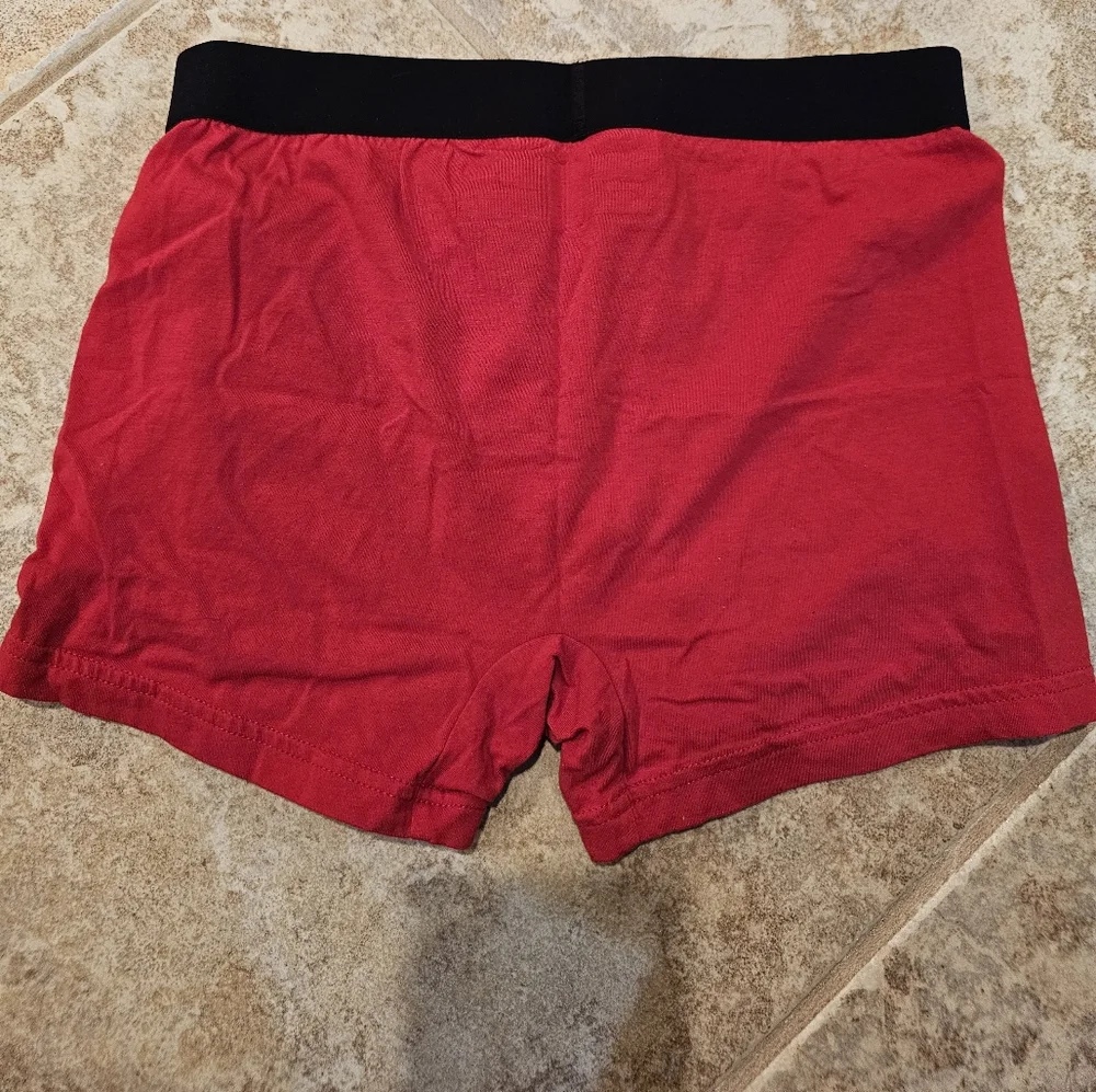 Mossimo Supply Co. Red Boxer Briefs with Monster Frankenstein Graphic